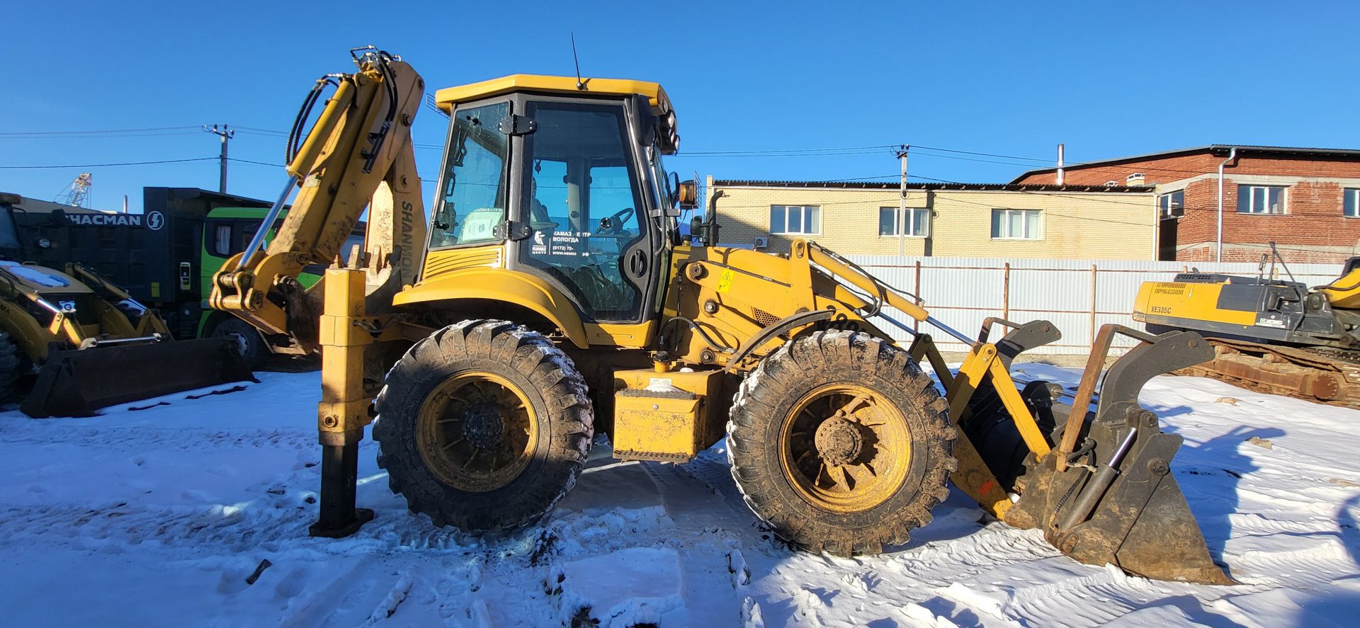 SHANMON 388 Экскаватор-погрузчик