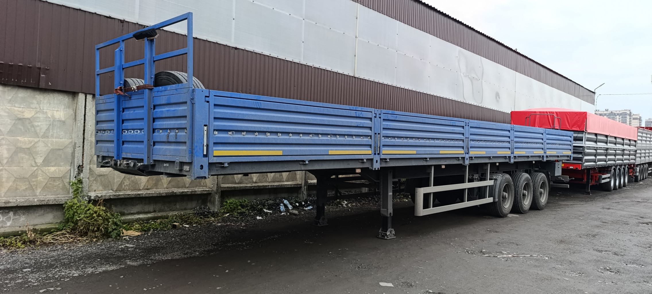 Туймазинский завод автобетоновозов 5885* Полуприцеп бортовой